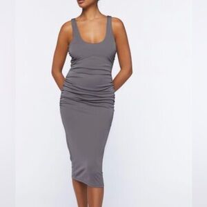 Forever 21 Midi Fitted Dress